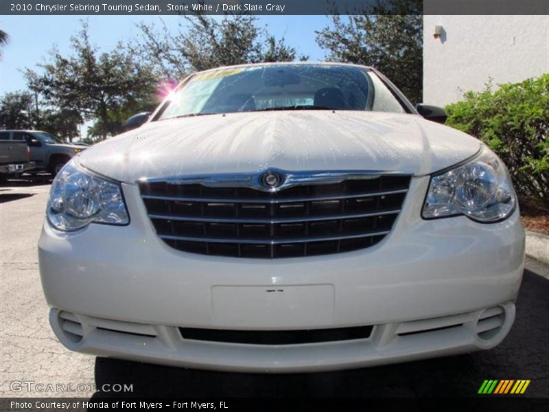 Stone White / Dark Slate Gray 2010 Chrysler Sebring Touring Sedan
