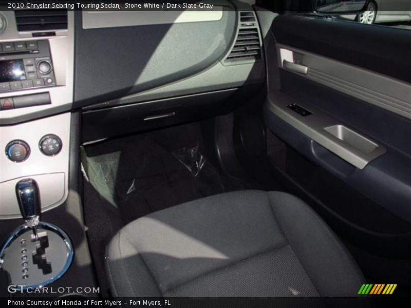 Stone White / Dark Slate Gray 2010 Chrysler Sebring Touring Sedan