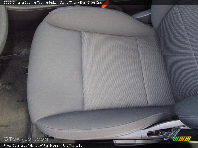 Stone White / Dark Slate Gray 2010 Chrysler Sebring Touring Sedan