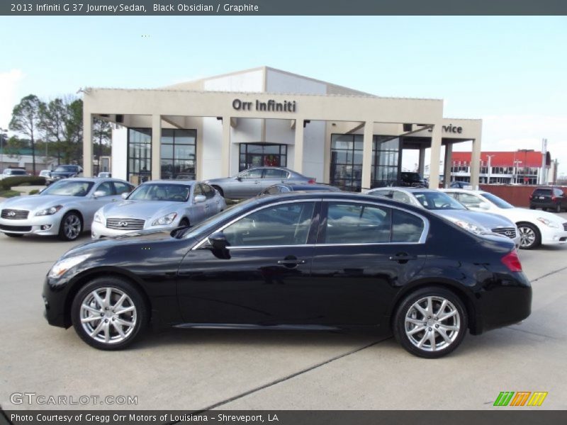 Black Obsidian / Graphite 2013 Infiniti G 37 Journey Sedan