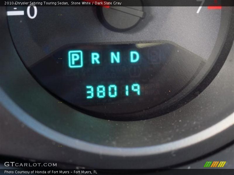 Stone White / Dark Slate Gray 2010 Chrysler Sebring Touring Sedan