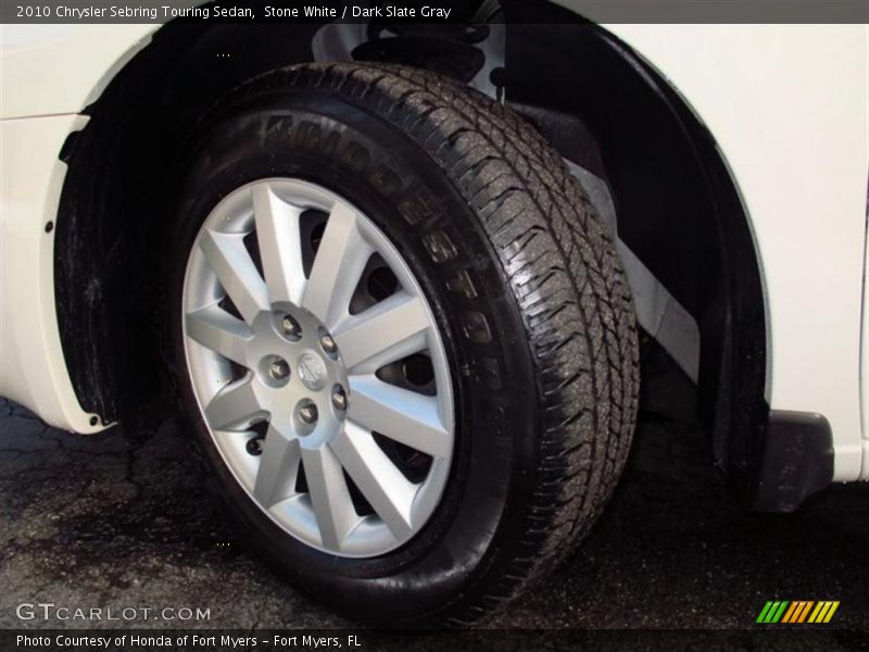 Stone White / Dark Slate Gray 2010 Chrysler Sebring Touring Sedan