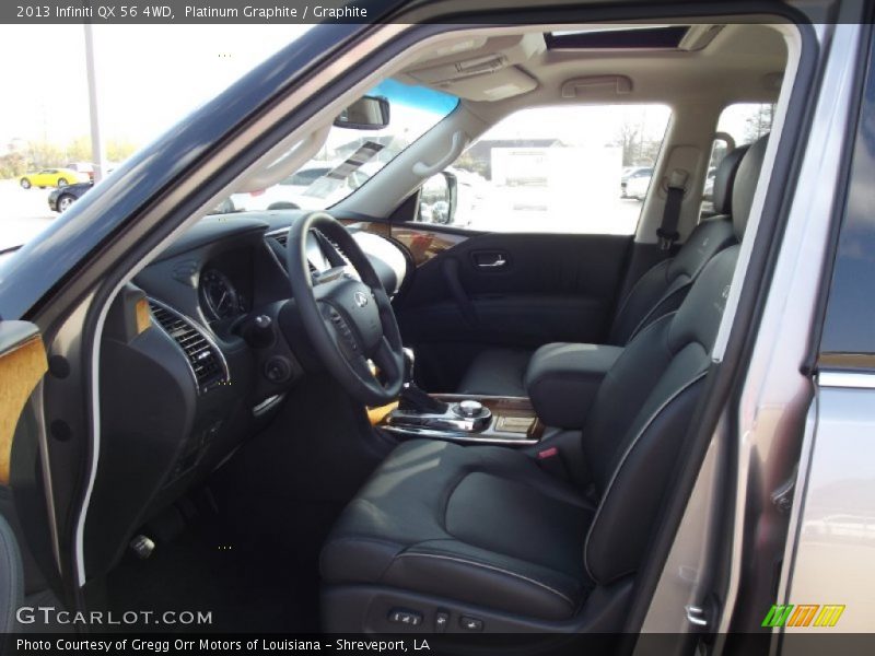  2013 QX 56 4WD Graphite Interior