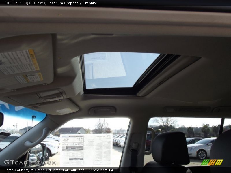 Platinum Graphite / Graphite 2013 Infiniti QX 56 4WD