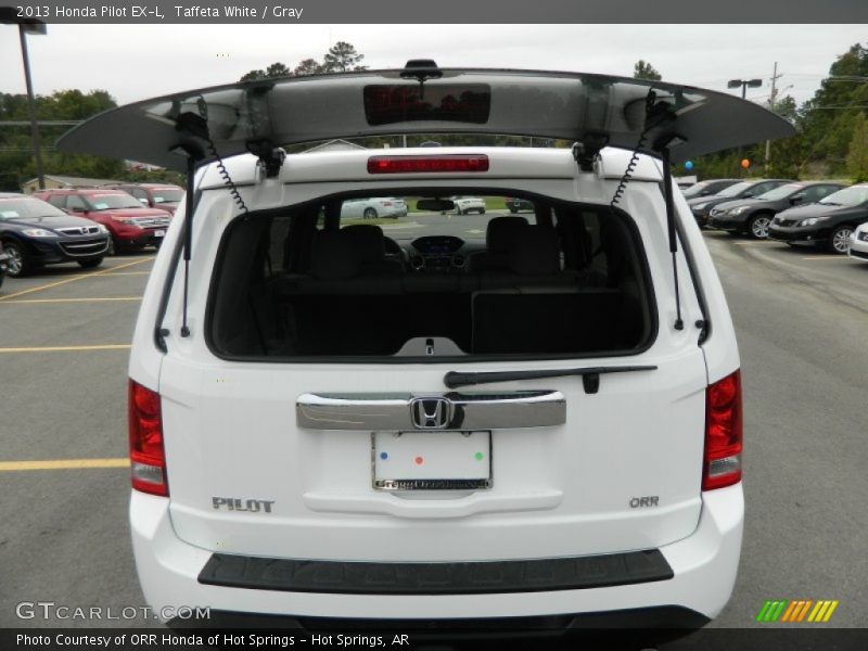 Taffeta White / Gray 2013 Honda Pilot EX-L