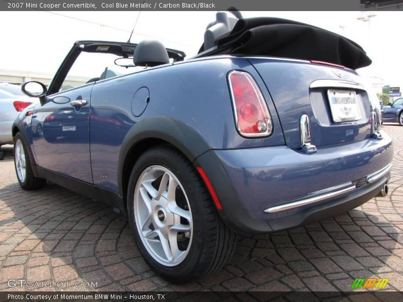 Cool Blue Metallic / Carbon Black/Black 2007 Mini Cooper Convertible