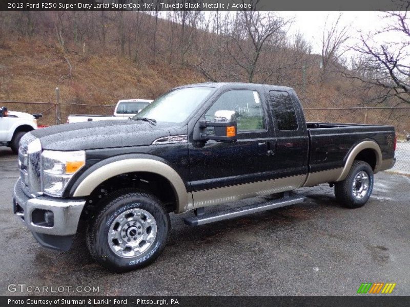 Tuxedo Black Metallic / Adobe 2013 Ford F250 Super Duty Lariat SuperCab 4x4