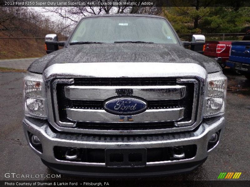 Tuxedo Black Metallic / Adobe 2013 Ford F250 Super Duty Lariat SuperCab 4x4