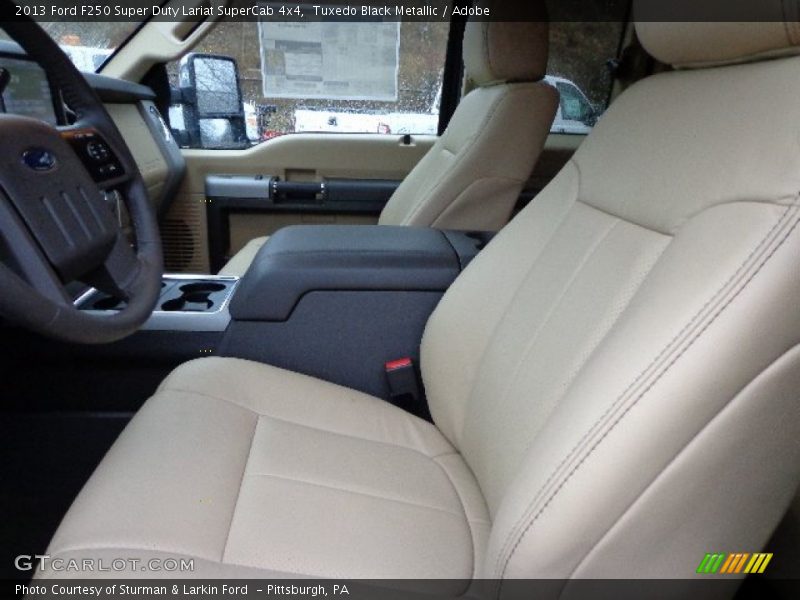 Tuxedo Black Metallic / Adobe 2013 Ford F250 Super Duty Lariat SuperCab 4x4
