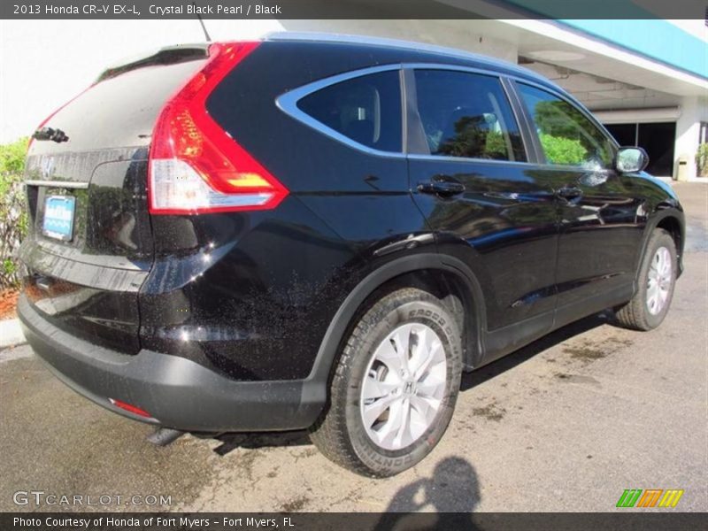 Crystal Black Pearl / Black 2013 Honda CR-V EX-L