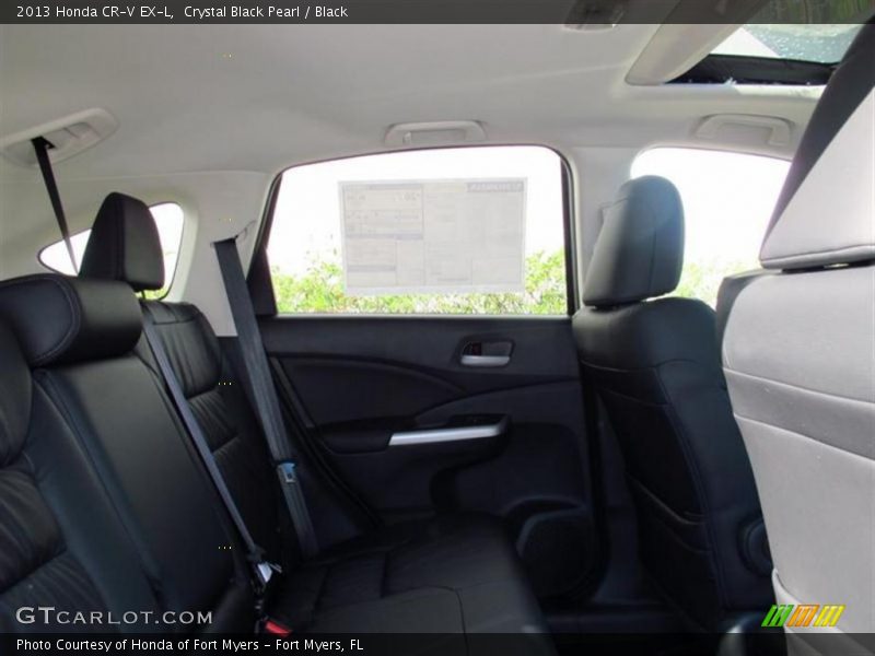 Crystal Black Pearl / Black 2013 Honda CR-V EX-L