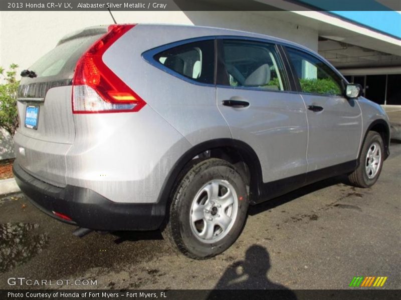 Alabaster Silver Metallic / Gray 2013 Honda CR-V LX