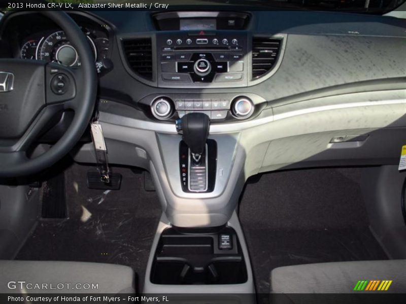 Alabaster Silver Metallic / Gray 2013 Honda CR-V LX
