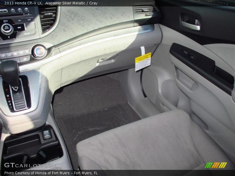 Alabaster Silver Metallic / Gray 2013 Honda CR-V LX