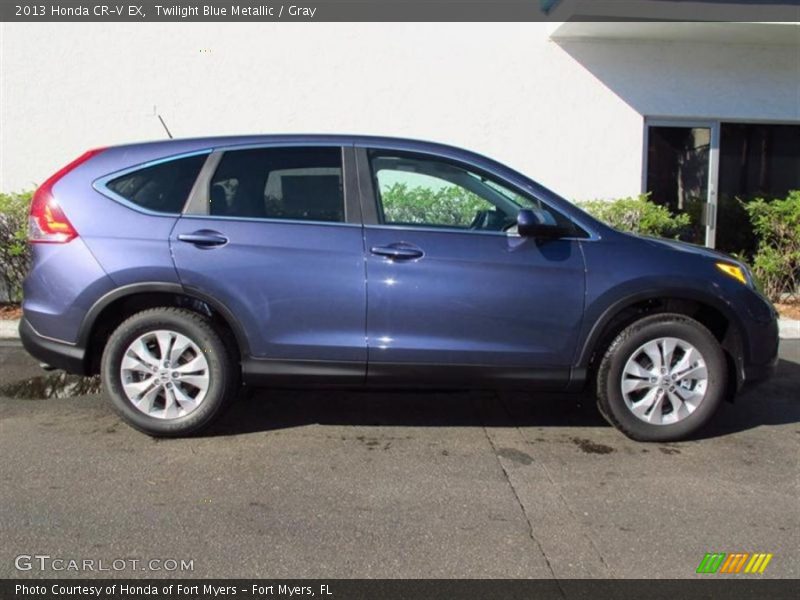 Twilight Blue Metallic / Gray 2013 Honda CR-V EX