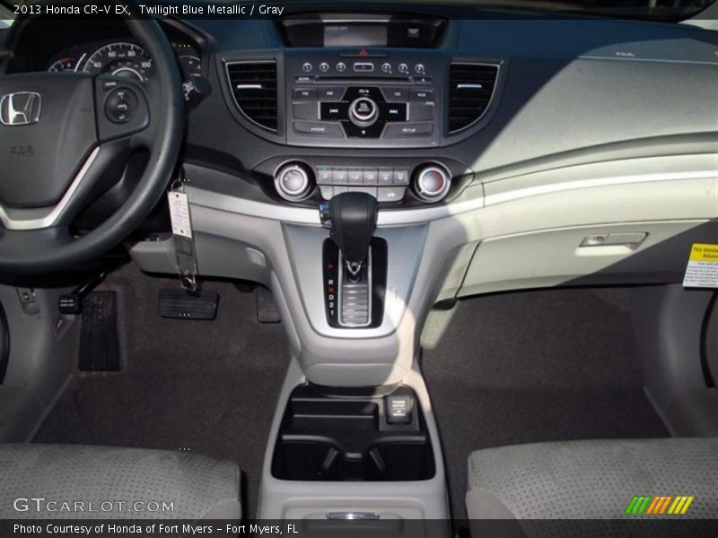 Twilight Blue Metallic / Gray 2013 Honda CR-V EX