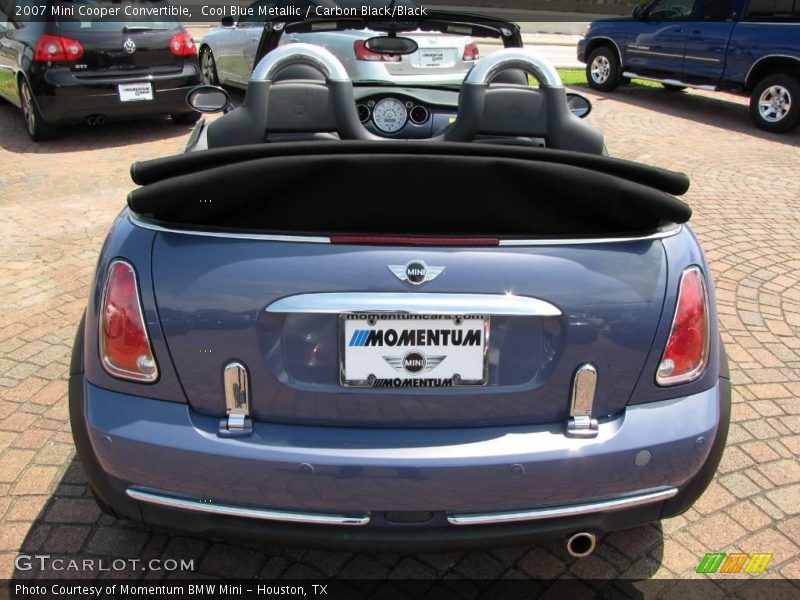 Cool Blue Metallic / Carbon Black/Black 2007 Mini Cooper Convertible