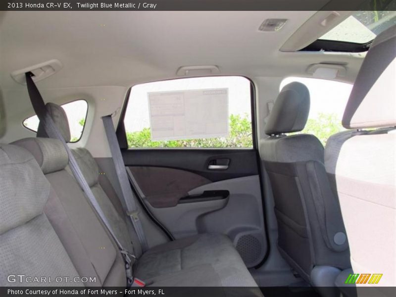 Twilight Blue Metallic / Gray 2013 Honda CR-V EX
