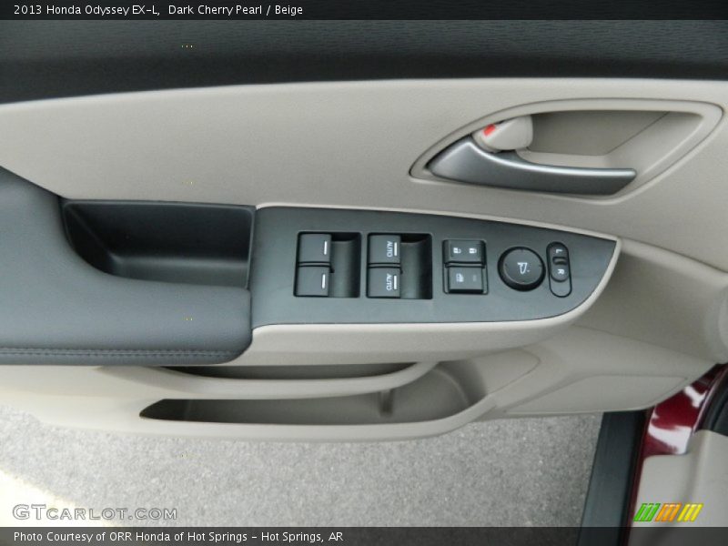 Dark Cherry Pearl / Beige 2013 Honda Odyssey EX-L