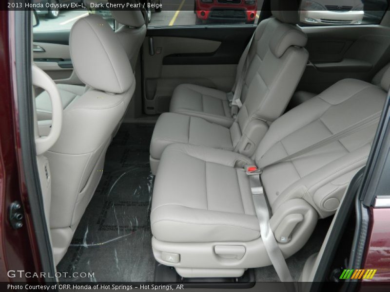 Dark Cherry Pearl / Beige 2013 Honda Odyssey EX-L
