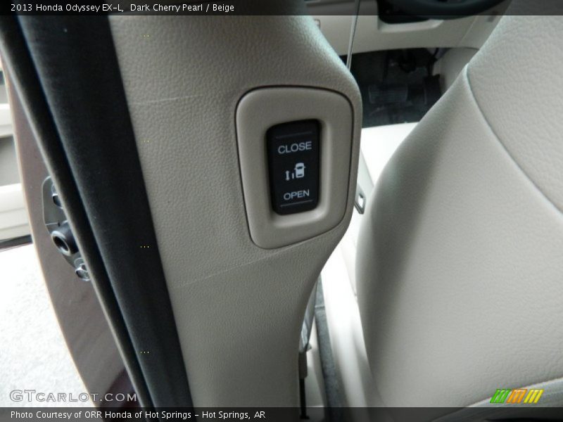 Dark Cherry Pearl / Beige 2013 Honda Odyssey EX-L