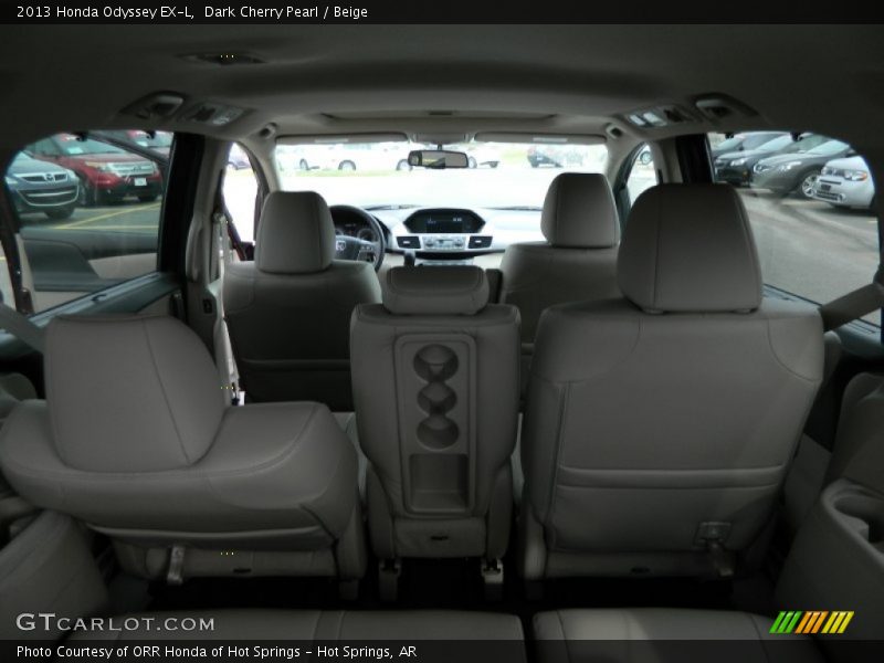 Dark Cherry Pearl / Beige 2013 Honda Odyssey EX-L