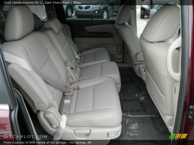 Dark Cherry Pearl / Beige 2013 Honda Odyssey EX-L