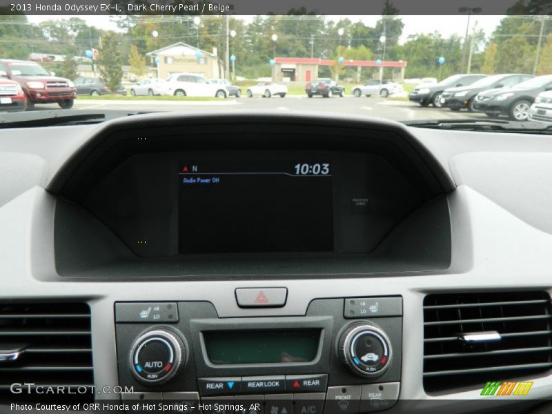 Dark Cherry Pearl / Beige 2013 Honda Odyssey EX-L