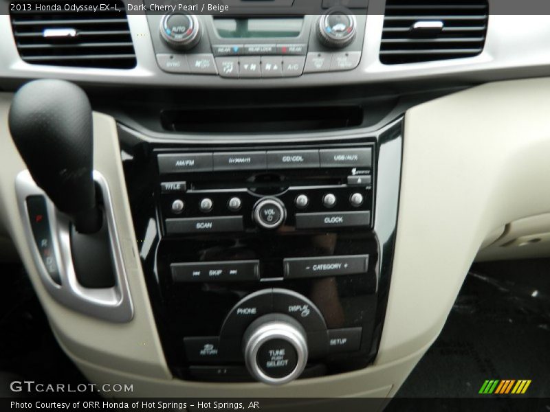 Dark Cherry Pearl / Beige 2013 Honda Odyssey EX-L