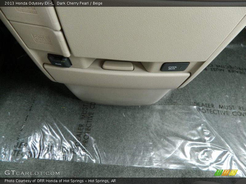 Dark Cherry Pearl / Beige 2013 Honda Odyssey EX-L