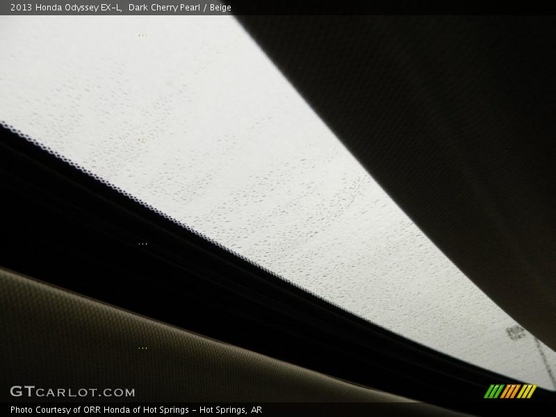 Dark Cherry Pearl / Beige 2013 Honda Odyssey EX-L