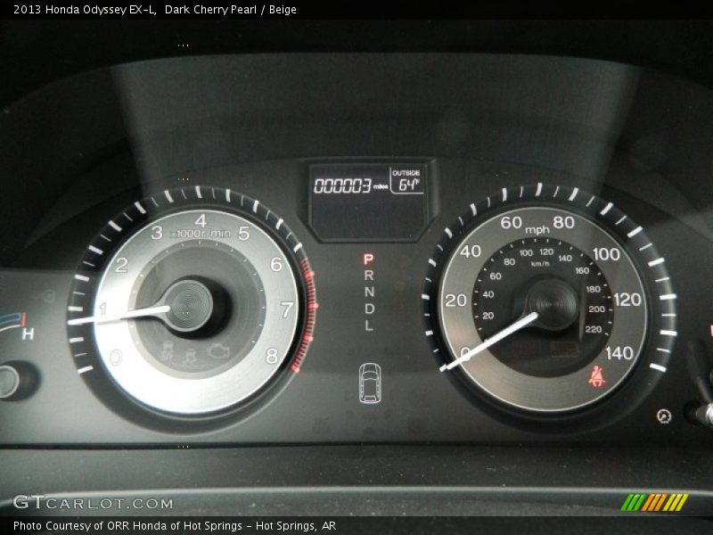 Dark Cherry Pearl / Beige 2013 Honda Odyssey EX-L