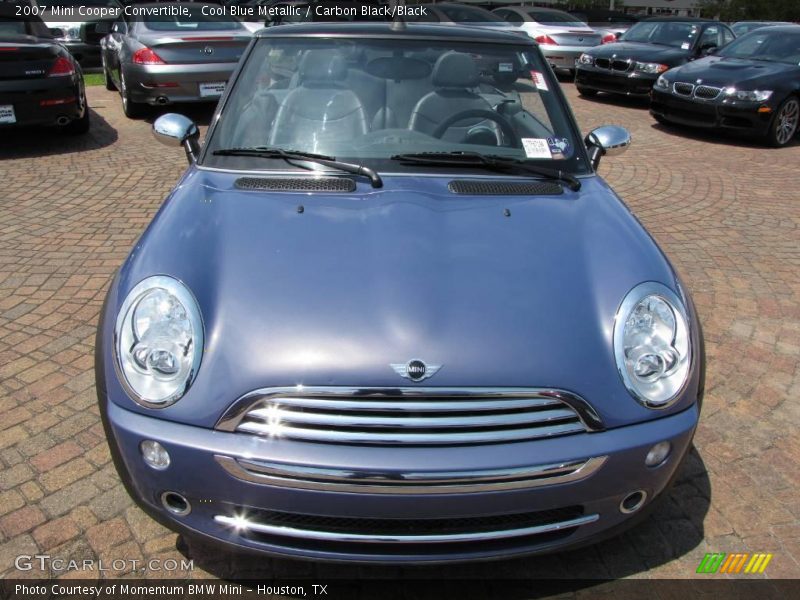 Cool Blue Metallic / Carbon Black/Black 2007 Mini Cooper Convertible