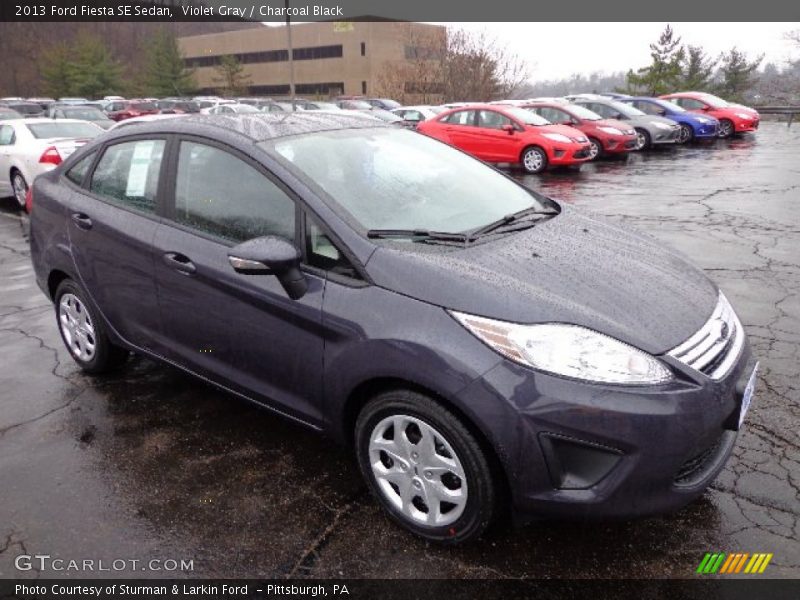 Violet Gray / Charcoal Black 2013 Ford Fiesta SE Sedan