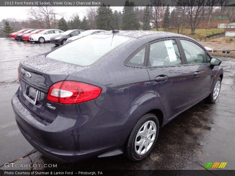 Violet Gray / Charcoal Black 2013 Ford Fiesta SE Sedan