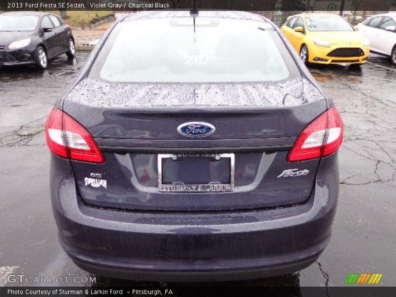 Violet Gray / Charcoal Black 2013 Ford Fiesta SE Sedan