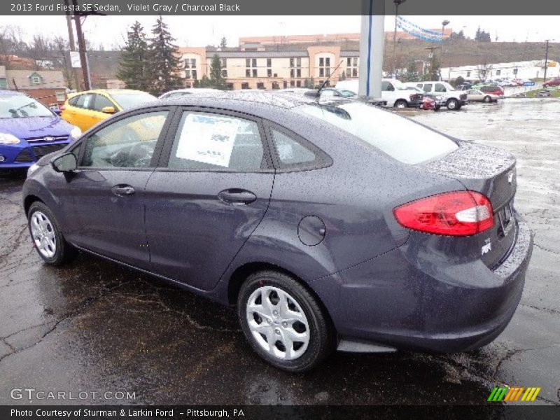 Violet Gray / Charcoal Black 2013 Ford Fiesta SE Sedan