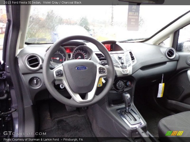 Violet Gray / Charcoal Black 2013 Ford Fiesta SE Sedan