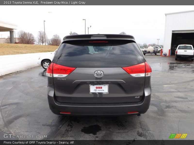 Predawn Gray Mica / Light Gray 2013 Toyota Sienna XLE