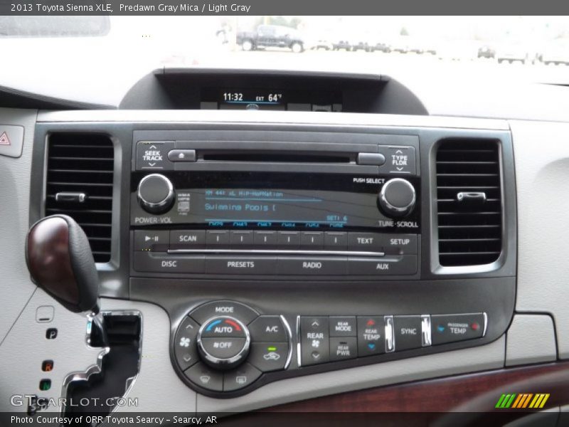 Predawn Gray Mica / Light Gray 2013 Toyota Sienna XLE
