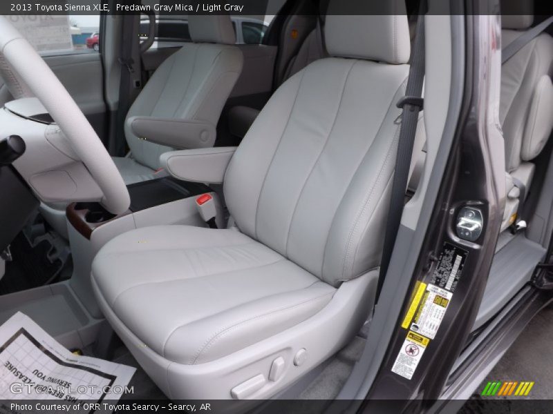 Predawn Gray Mica / Light Gray 2013 Toyota Sienna XLE