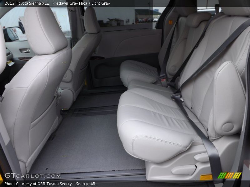 Predawn Gray Mica / Light Gray 2013 Toyota Sienna XLE