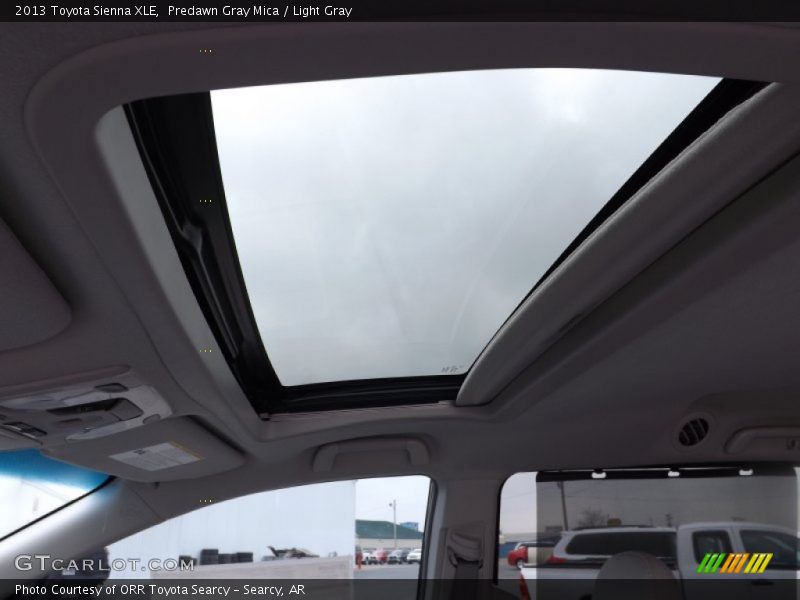 Predawn Gray Mica / Light Gray 2013 Toyota Sienna XLE