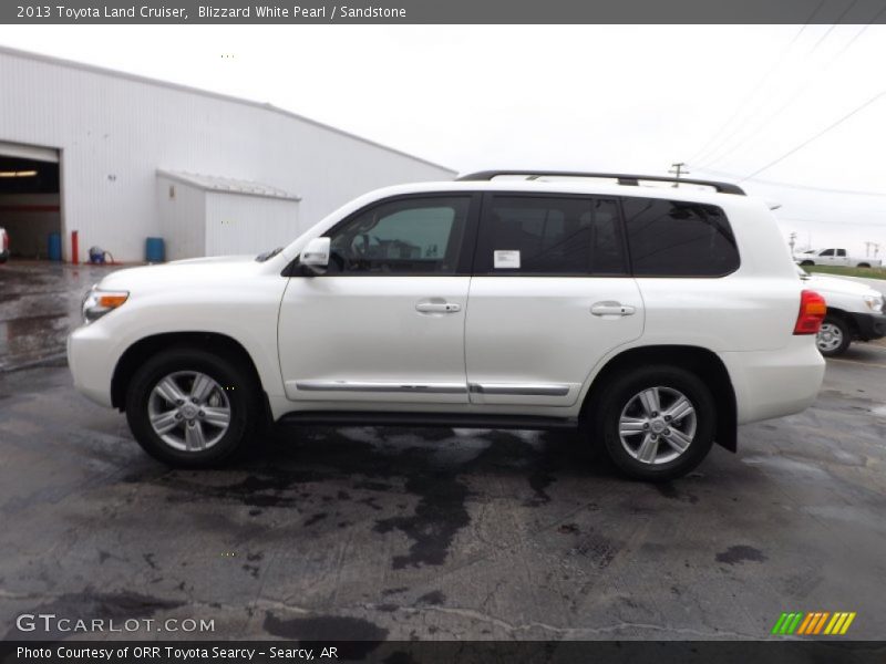 Blizzard White Pearl / Sandstone 2013 Toyota Land Cruiser