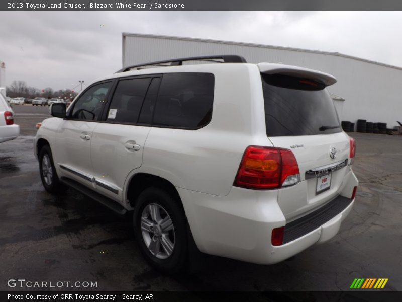 Blizzard White Pearl / Sandstone 2013 Toyota Land Cruiser