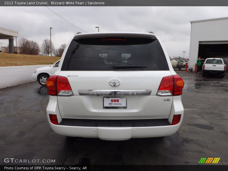 Blizzard White Pearl / Sandstone 2013 Toyota Land Cruiser