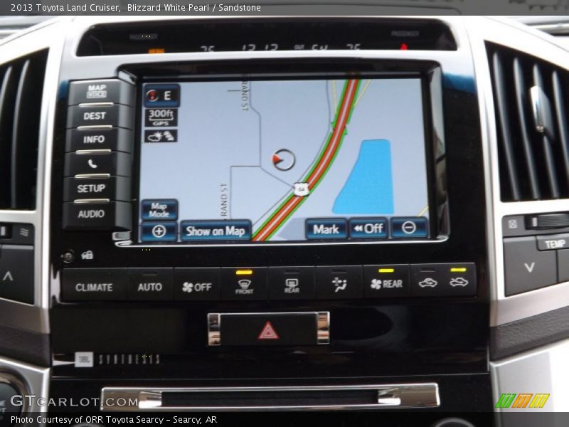 Blizzard White Pearl / Sandstone 2013 Toyota Land Cruiser