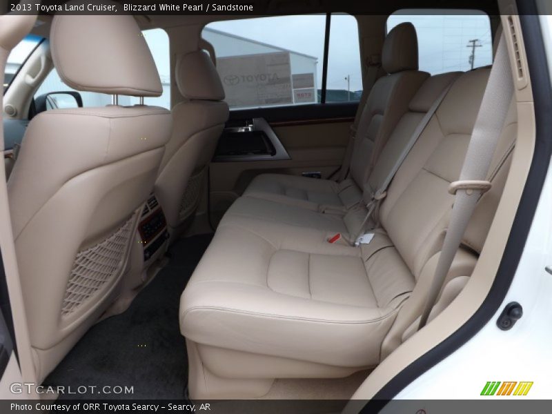 Blizzard White Pearl / Sandstone 2013 Toyota Land Cruiser