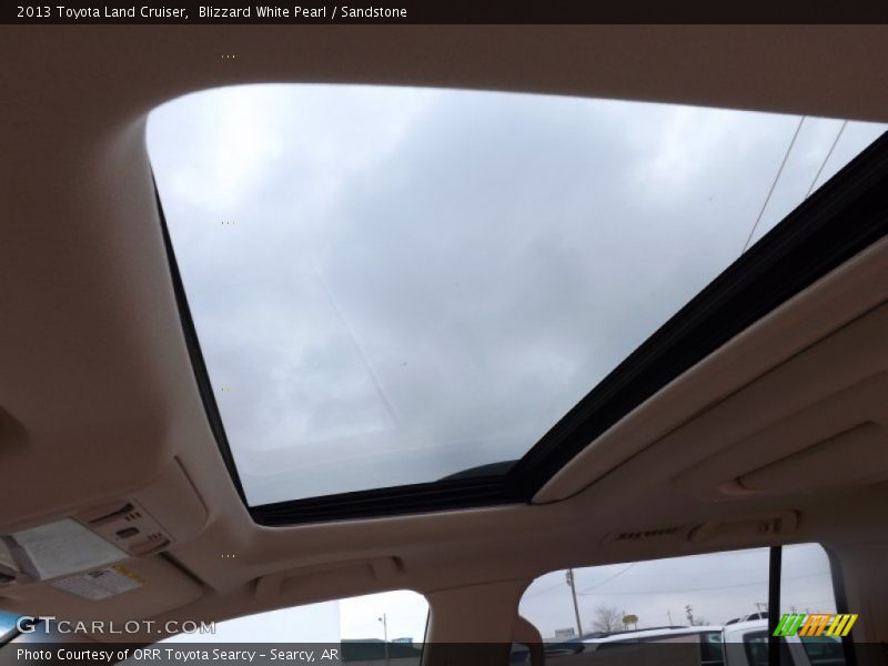 Blizzard White Pearl / Sandstone 2013 Toyota Land Cruiser