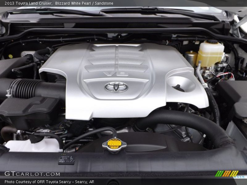 Blizzard White Pearl / Sandstone 2013 Toyota Land Cruiser